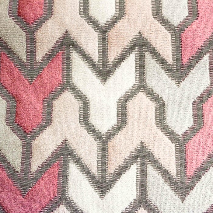 Top Fabric Jefferson Geometric Cut Velvet UpholsteryFabric & Reviews ...